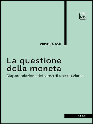 cover image of La questione della moneta